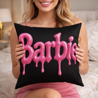 Bold Barbie Statement Pillow — Iconic, Confident Home Decor