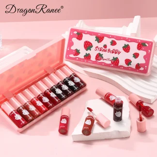 10pcs Lip Stain Set - Long-Lasting, Non-Fading