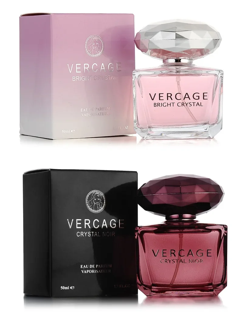 Versace Bright Crystal and Crystal Noir Eau de Parfum - For Women 50ml - Image 12
