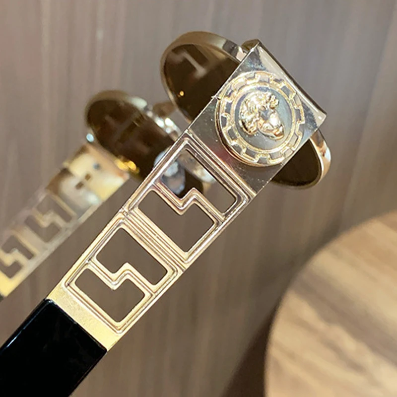 Vintage Oval Sunglasses - Metal Frame UV400 - Image 4